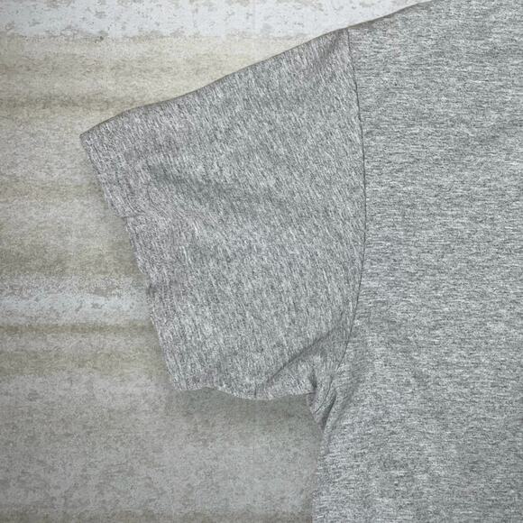 Vintage Y2K Nike Shirt Mens XL Gray Duke Center Swoosh Cotton Short Sleeve - Picture 4 of 4